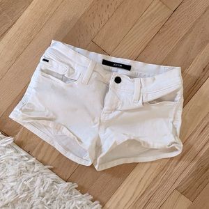 Joe's white denim shorts